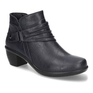 NEW! Easy Street Damita Women's Ankle Boots Block Heel Booties Navy US 9 Narrow
